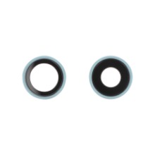 Rear Camera Lens with Frame iPhone 16/16 Plus (Teal) (Pack of 2)