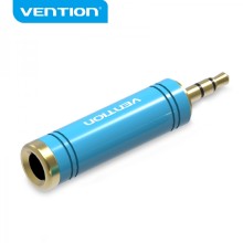 Adaptador Vention de 3,5 mm macho para 6,5 ​​mm fêmea - Azul