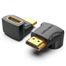 Adaptador Vention HDMI Macho para HDMI Fêmea 270° 4K - Preto