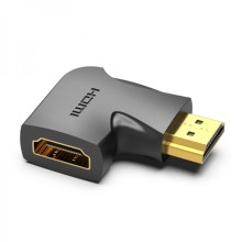 Adaptador Vention HDMI Macho para HDMI Fêmea 4K 90º - Preto