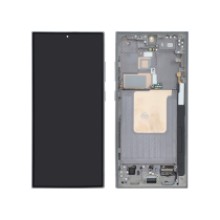 Complete Screen Black Titanium Galaxy S24 Ultra (S928B) (With frame)