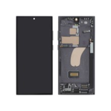Complete Screen Black Galaxy S23 Ultra (S918B) (With frame
