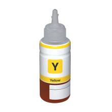 Frasco de tinta amarela genérica Epson 102/103/104/106/107/T6644/T6734