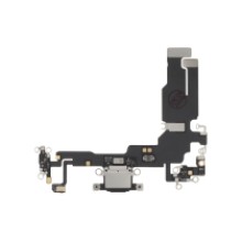 Charging Port Flex Cable Black iPhone 15