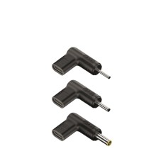 Kit com 3 cabos USB-C da NGS, específicos para laptops Samsung.