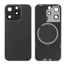 IPHONE 15 PRO BLACK TAMPA BACK GLASS WITH MAGNET
