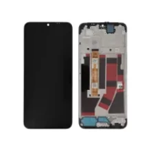 Complete Screen Black OLED Oppo A57 (With frame)