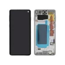 Ecrã completo branco Galaxy S10 (G973F)
